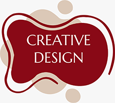 Creative design services for businesses including branding, graphics, and visual content.