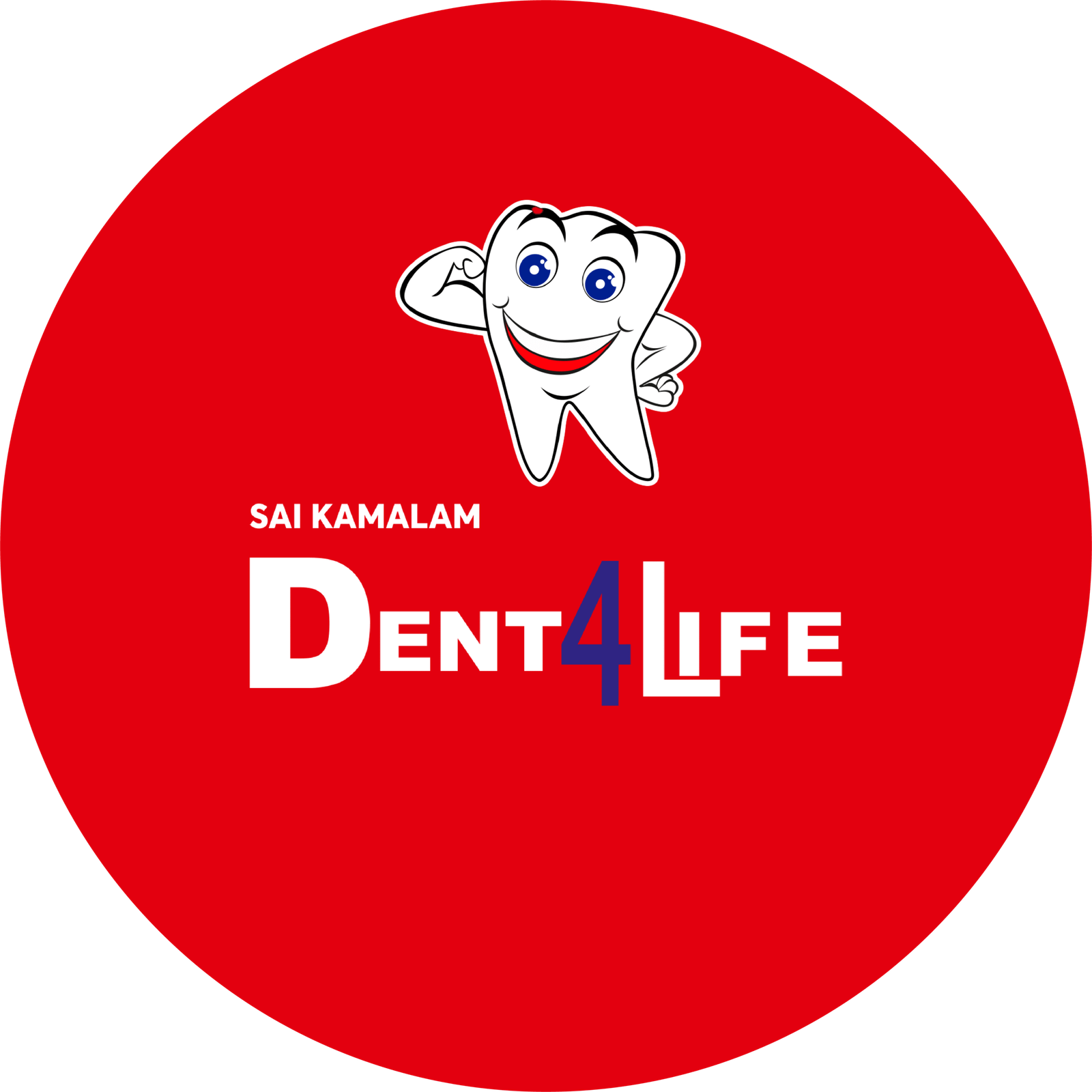 Dent4Life logo representing a professional dental care brand featured in SterlingCloudWorks projects