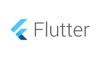 Official Flutter logo representing Google’s open-source UI toolkit for building cross-platform applications