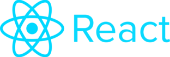 Official React logo representing a JavaScript library for building dynamic user interfaces