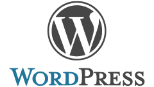 Official WordPress logo representing open-source website development platform