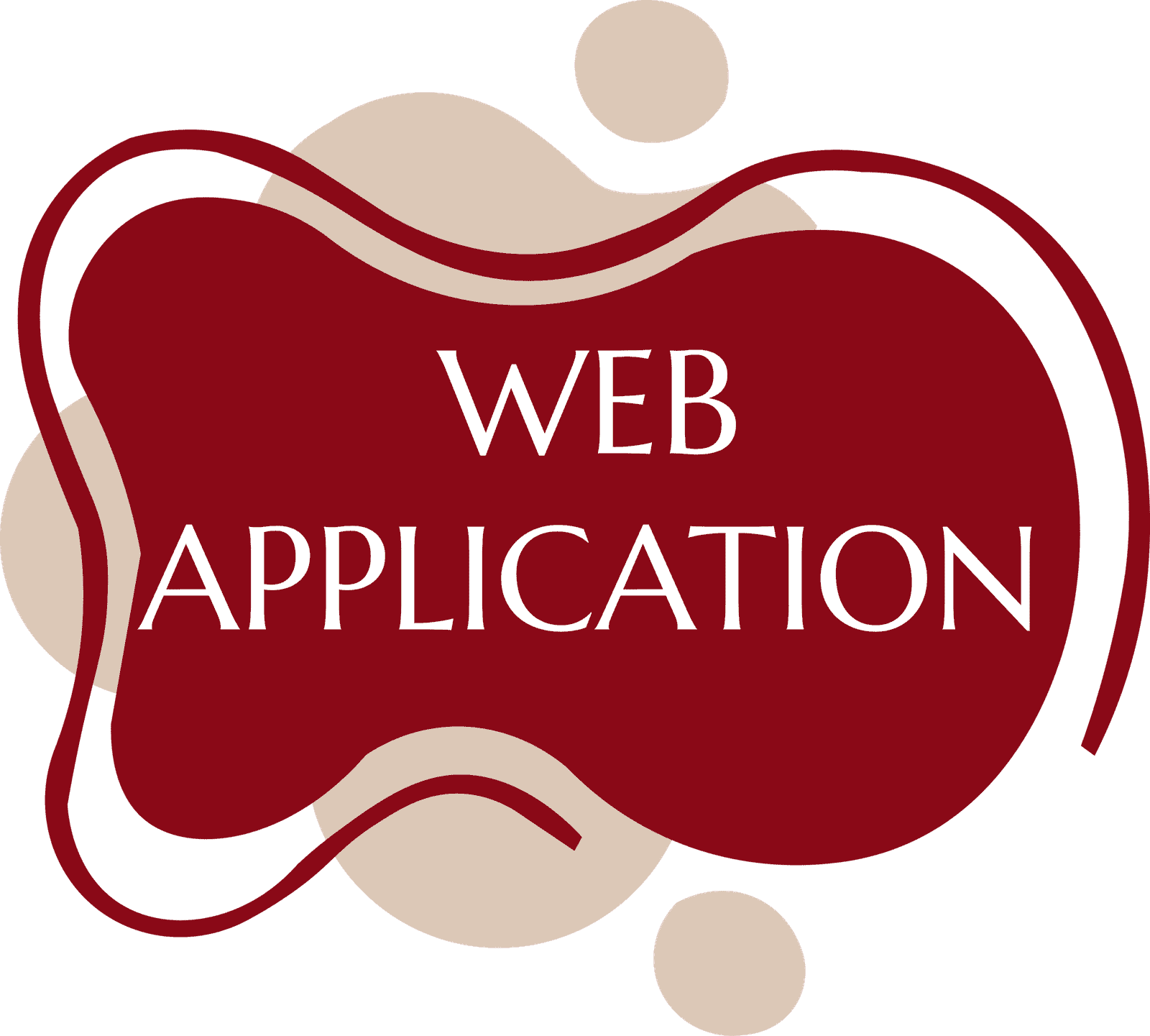 Illustration representing custom web application development for businesses and startups