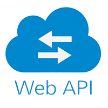 Web API icon representing a platform for creating and consuming web services and APIs