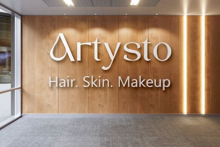 Creative branding and design project for Artysto Salon by Sterling CloudWorks