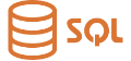 Official SQL logo representing a standard language for managing and querying databases